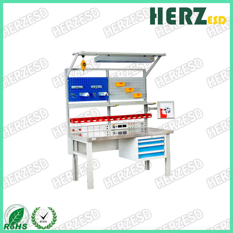 Customized Size ESD Work Table / Anti Static Workbench For Electronic Workshop