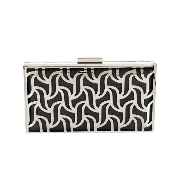 Quality Daily Activity Silver Hollow Out Metal Wallet Frame for sale