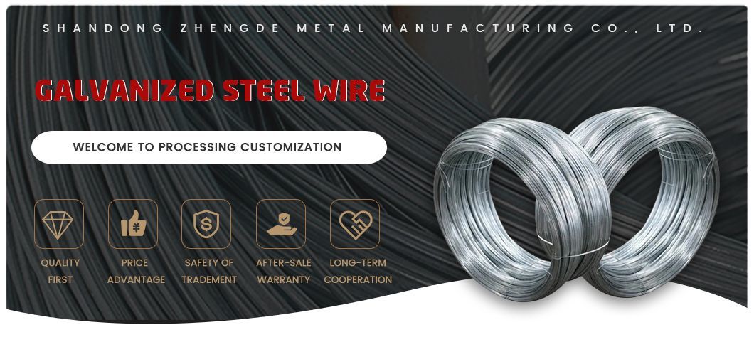 Factory Direct Sales Swg AWG Bwg Gauge 5-10 Customized Size Low Carbon Steel Wire Hot Dipped Gi Wire Galvanized Steel Wire Spot Sales