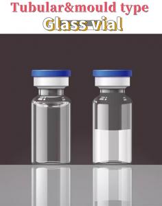 China Injection Penicilline Glass vial 5ml 10ml Clear Amber Borosilicate Pharmaceutical Tubular Glass Vials for Injection on sale
