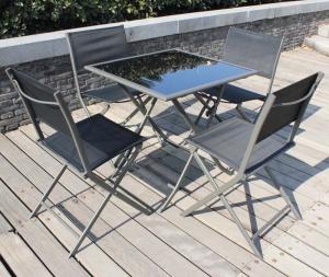 Buy cheap outside Garden Furniture Table and Chairs Set  Folding style product