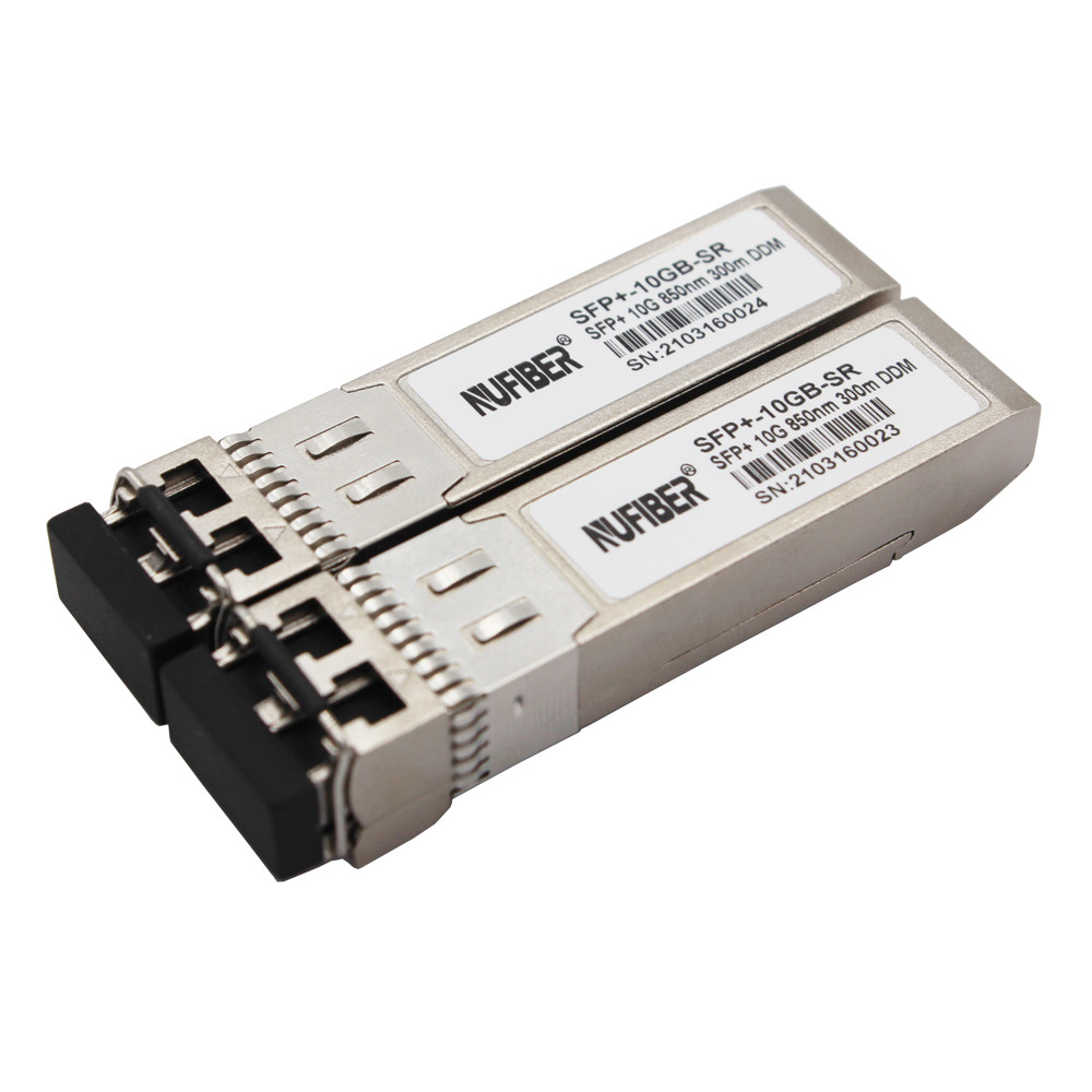 10G SFP+ SR multimode 850nm 300m LC compatible with Cisco/MikroTik/Juniper/TP-Link