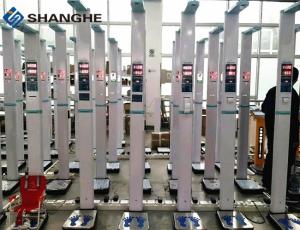 Ultrasonic Digital Led Display coin operated Health Check Kiosk