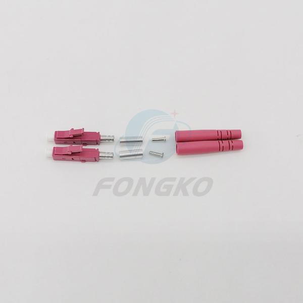 3.0mm OM4 Lc/UPC Fiber Optic Connector parts Duplex Fiber Optical Connector