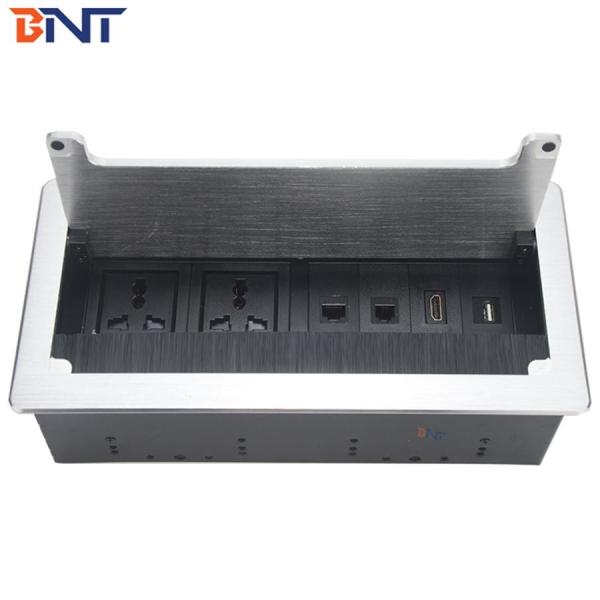 BNT SASO approved integrative desktop power outlet built in video conference