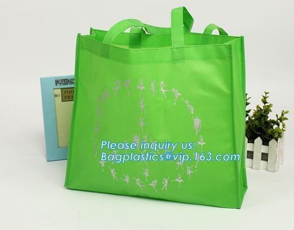 Quality Cheap 100% New Recyclable Whole Bag Heat Sealed Machine Made PP Non Woven Bag with Strip, bagplastics, bagease, pak, pkg for sale