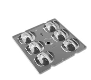 Buy cheap Durable Lightweight Micro Array Lens , Flood Lighting 50mm LED Lens product