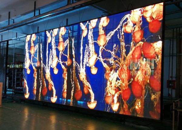 Quality Full Color Transparent Led Display , 3 X 6mm See Through Led Screen 8kg for sale