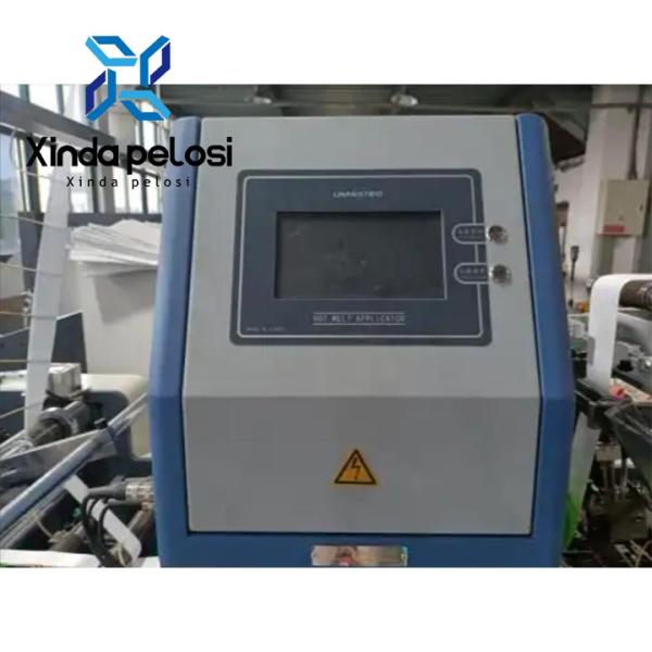 Quality Fully Auto Paper Bag Handle Pasting Machine 380V High Efficiency for sale