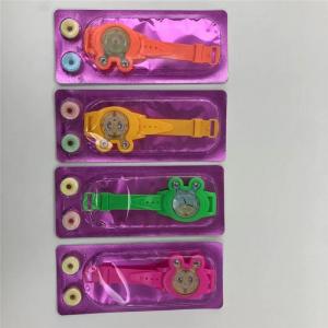 China HACCP Novelty Toys Candy With Colorful Watches In Each Pack on sale