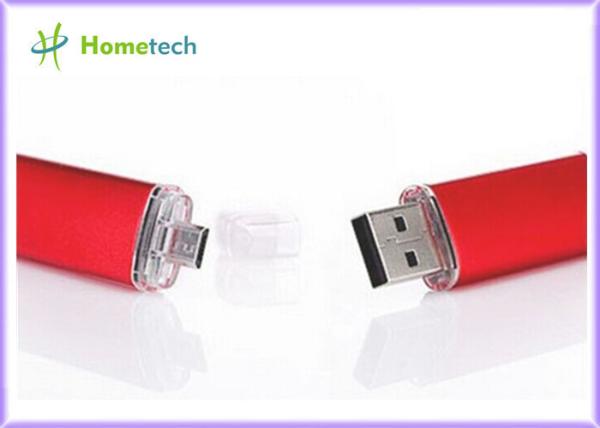 Quality Red Rectangle Smartphone USB Flash Drive OTG 4GB Usb 2.0 Pen Drive for sale