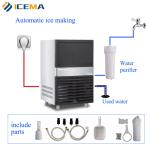 DORIN Compressor Ice Cube Maker Machine Ideal for Food Shops and Small Businesse