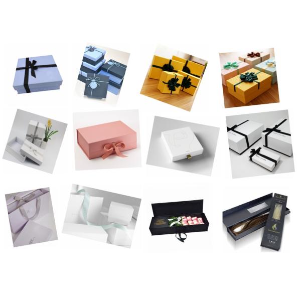 Matte Lamination Flat Pack Gift Boxes Black Cardboard Perfume Packaging With Insert