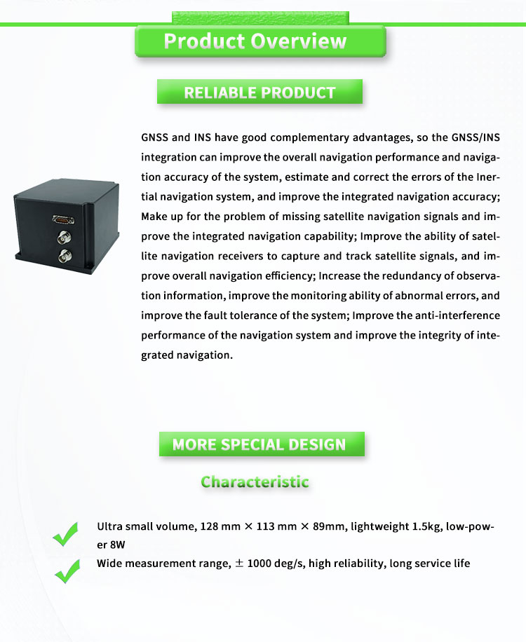 Accurate UBTS770Y UNIVO Fibre Optic Gyroscope Sensors for Inertial Navigation System