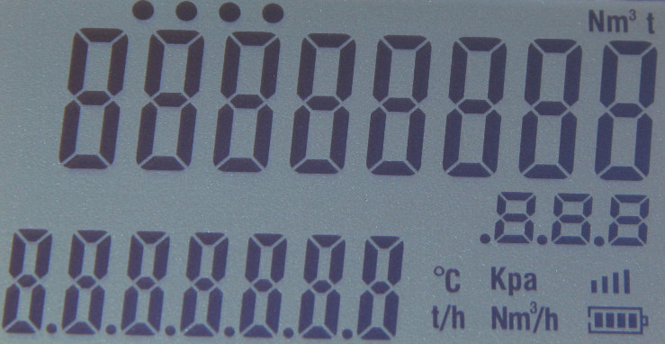 PIN Connector Vehicle Controller TN 7 Segment Lcd Display Customized