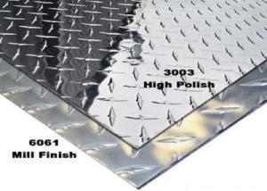 Buy cheap Brite Finish Aluminum Diamond Plate 12&quot; X 36&quot; Length Custom For Truck Floor product