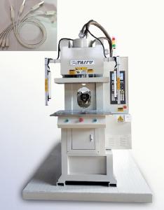 Buy cheap High Efficiency 55 Ton Data Cables Injection Molding Machine With C Type White product