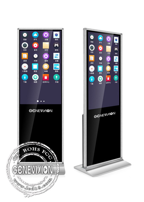 43 Inch Indoor Floor Standing Multi Interactive Touch Screen Monitor Kiosk All