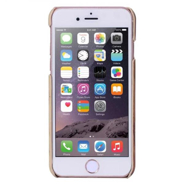 PC+PU New Clearly Wood Grain Back Cover Cell Phone Case For iPhone 7 6s Plus