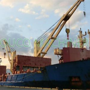 China 20t 30m Cargo Three Phase Marine Deck Cranes on sale