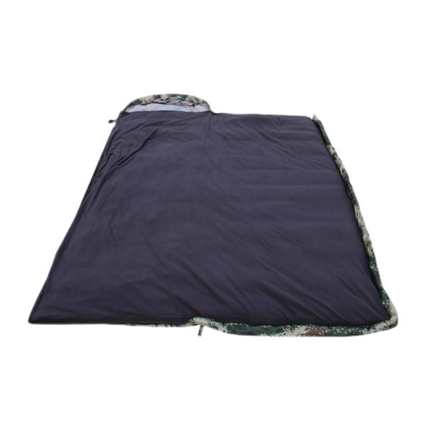 Envelope Folding Sleeping Bag 320T Polyester Army Green 210x80cm
