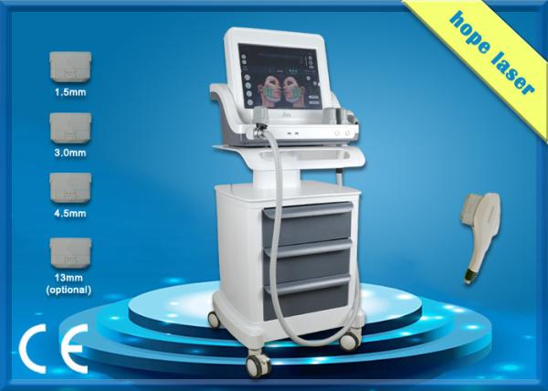 Quality White Face Wrinkle Removal Hifu Machine For Skin Rejuvenation for sale