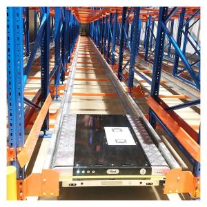 Buy cheap Automated Retrieval High Density Storage Radio Shuttle Pallet Rack for Warehouse Rack product