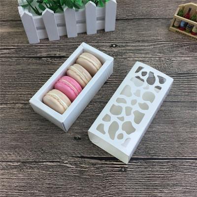 Quality ISO14001 Varnishing Macaron Shipping Containers Hollow Lid for sale