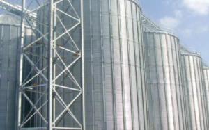 Silo Hopper Bottom Grain Bins Good Sealing Bolting Dimension Customized
