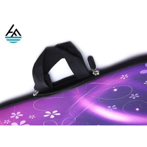 Beautiful Pattern Durable Neoprene Laptop Carrying Case With Hidden Handle