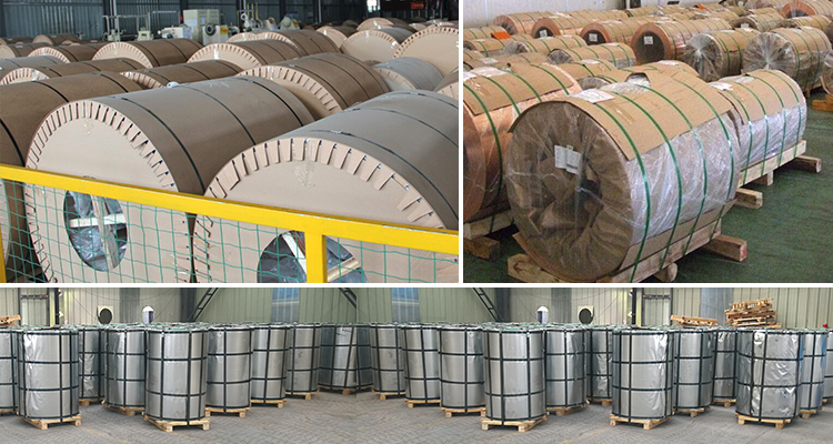 Yellow Color Coating Aluminum Coil Smooth Surface For Aluminum Composite Panel