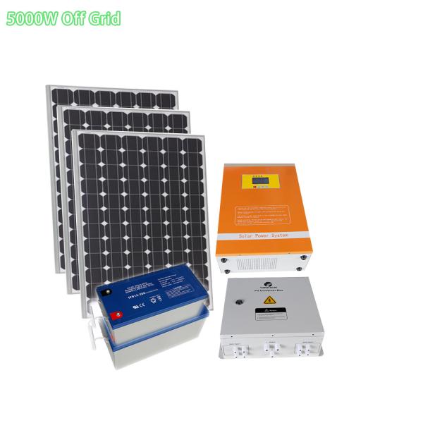 Quality Home 4000W 5000W Inverter Pv System With CE IEC Grid for sale