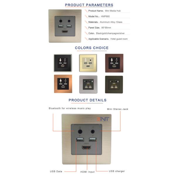 BNT One Cable Connection Intelligent Mediahub For Hotel Room