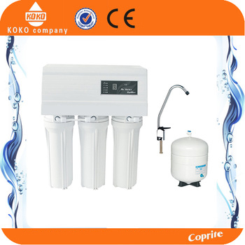 Quick Fitting Type Industrial Water Filtration Systems , Portable Reverse Osmosis Water Filter Plastic