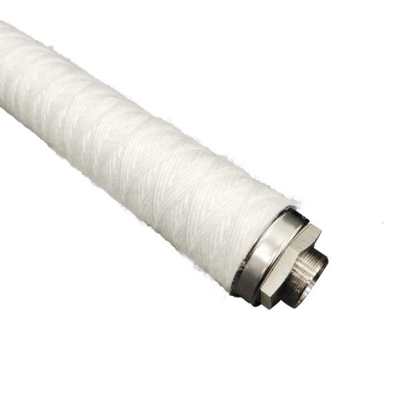 Quality 25MM String Wound Filter Cartridge Max Operating Temperature 85°C Max Operating Differential Presssure 2.456bar for sale