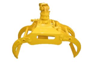 Hydraulic 360 Rotating Log Grapple For Excavator Q355B Material
