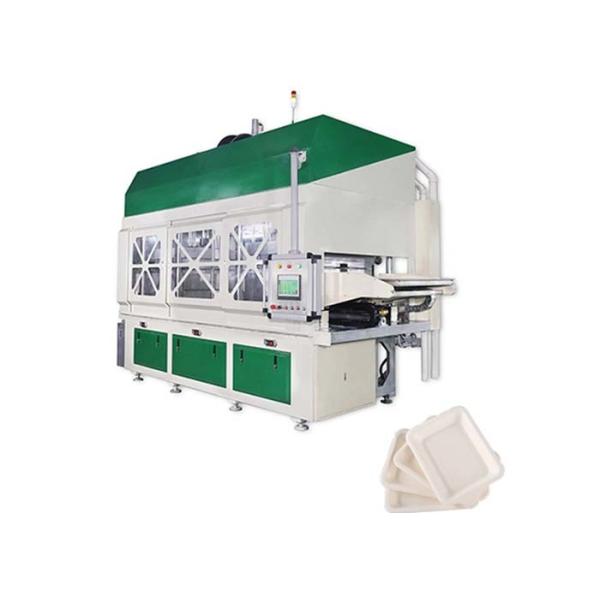 Fully Automatic Biodegradable Sugarcane Bagasse Tableware Pulp Molding Machine