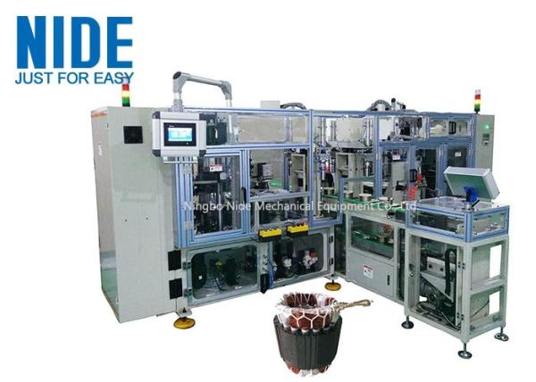 Quality Conveyor type automatic stator coil lacing machine  with Four station for sale