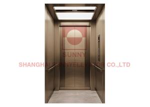 450kg-1600kg Mirror Etching Machine Room Less Elevator With Morden Design