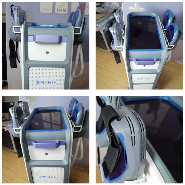 18 Inch Screen EMS RF Muscle Sculpting Building Machine with Piano Sound and 1 Pelvic Floor Training Seat Paddle