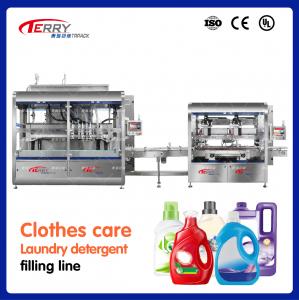 China Detergent Filling Machine Automatic Bottle Filler Machine 10KW on sale