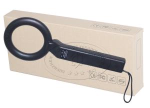 China Currency Portable Metal Detector Handheld Black Circle Metal Detector High Stability on sale