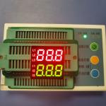 Double Row 8.6mm Height 7 Segment LED Display Two Color 3 Digit