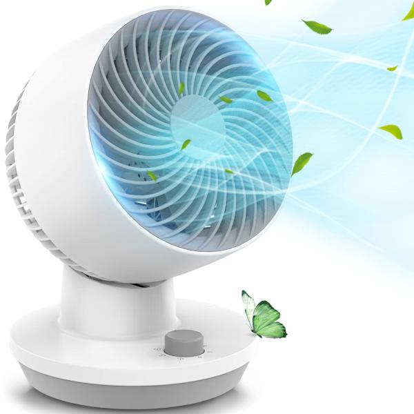 Quality Portable Desktop Air Circulating Fan 8.5x12 Inch With 3 Speeds for sale