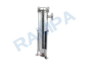 Buy cheap Size 1-4 Single Bag Filter Housing / 304 316 SS Filter Housing For Coarse Filtration product