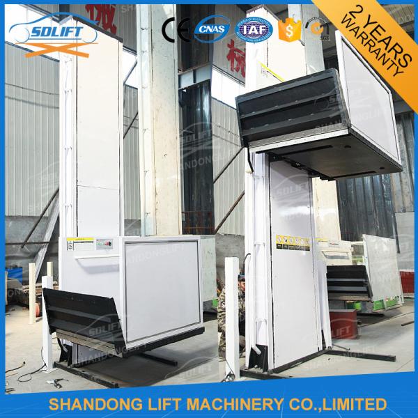 Quality Electric Vertical Wheelchair Platform Lift with Inching Switch / Automatic Control Mode for sale