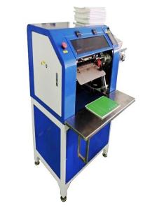 China Notebook Catalogue Automatic Plastic Coil Spiral Binding Machine Max Paper Length 320mm on sale
