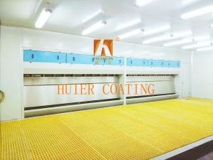 Electrostatic Painting Line For Water Curtain Spray Booth With Pumpless Water Circulation System And Simplified Structure
