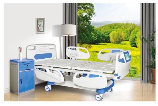 Quality Corrosion Resistant Adjustable Beds Hospital Style With Side Rails for sale