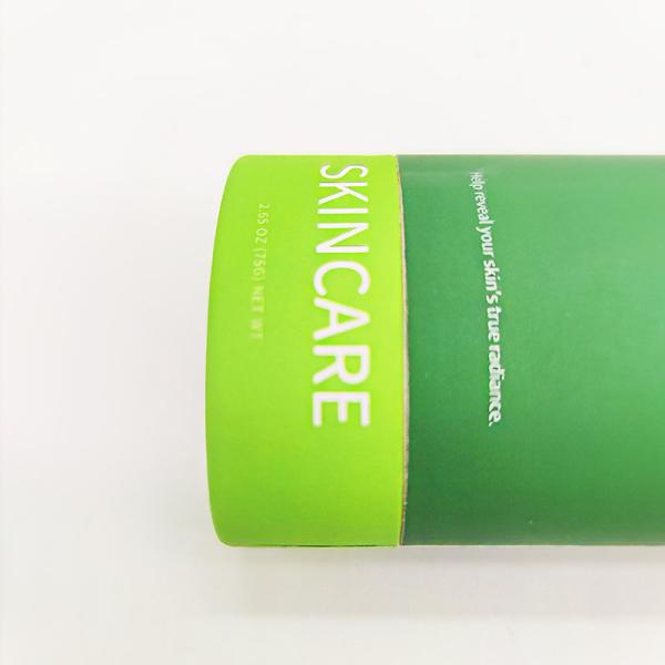 Custom 2oz Oval Deodorant Stick Container White Cardboard Push Up Paper Tube